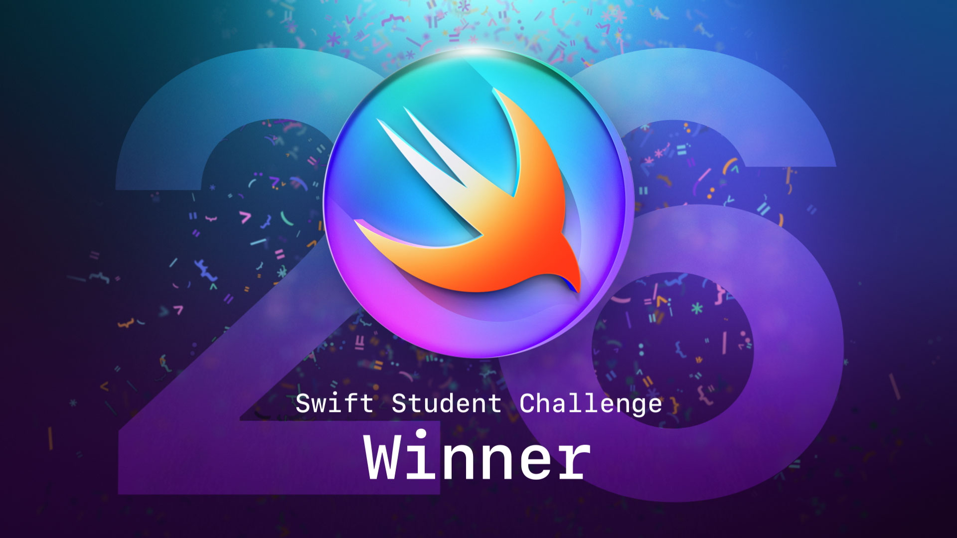 Swift Student Challenge 2026 winner artwork